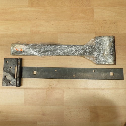 Pair straight steel gate - steel,