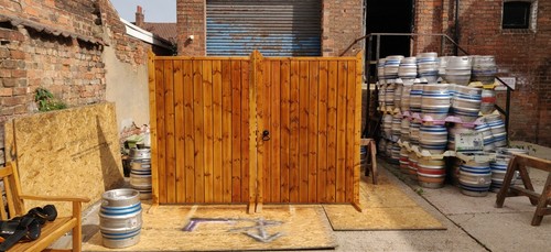 Heavy wooden treated oak - wooden,