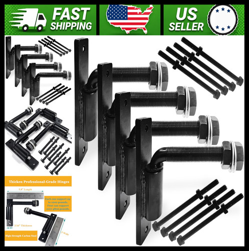 Pack bolt gate - 5", hinges